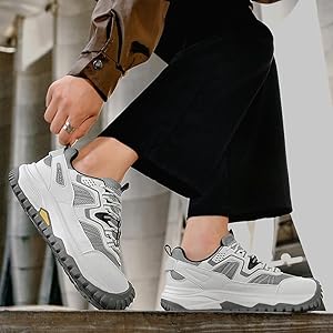 Amazon | [ZAHDAHKO] トレッキングシューズ メンズ アウトドア